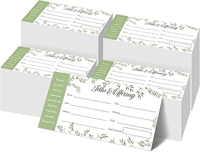 1000 Count Church Offering Envelopes Tithe Donation My Offering Bill Size